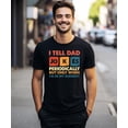 thumbnail image 3 of I Tell Dad Jokes Shirt for Men Funny Science Graphic Tee for Father's Day Black Shirt Adult 2XL, 3 of 5
