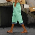 thumbnail image 2 of Workout Casual Pants for Women Linen Pants Summer Wide Leg Pants Elastic Waist Pants High Waisted Pants Casual Beach Trousers Pants Xl, 2 of 6
