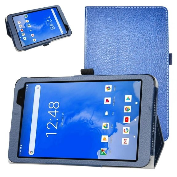 Labanema Winnovo T8 8 Inch Tablet Case, PU Leather Folio Stand Protective Case, Cover for Winnovo T8 8 Inch Tablet (Dark Blue)