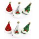 thumbnail image 1 of Mini clip para el cabello con sombrero de Papá Noel, 6 piezas, sombrero de Navidad con lentejuelas, pasadores para el cabello, sombrero de fiesta, clip para el cabello para mujeres y niñas, 1 of 5