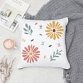 thumbnail image 6 of Daisy Stencil Daisy Flower Stencils Daisy and Leaves Pattern Floral Drawing Paint Reusable 11.8×11.8inch with Paint Brush Painting on Wood Crafts Wall Art Furniture, 6 of 7