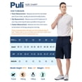 thumbnail image 6 of PULI Men's 10" Golf Shorts Dress Casual Summer Flat Front Lightweight Travel Short with Pockets, 6 of 6