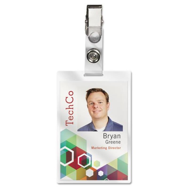 Scotch ID Badge Size Thermal Laminating Pouches, 5 mil, 4 1/4 x 2 1/5