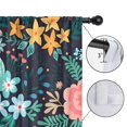 thumbnail image 4 of Blackout Kids Curtains,Pioneer Flower Floral Print Pattern Childrens Insulated Curtains Set Of 2,Bedroom Essentials,Toddler Room Decor 42"x63", 4 of 5