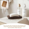thumbnail image 4 of BABONIE Bamboo Soap Holder, Soap Holder for Shower, Dark Brown, 2 Pack, 4 of 6