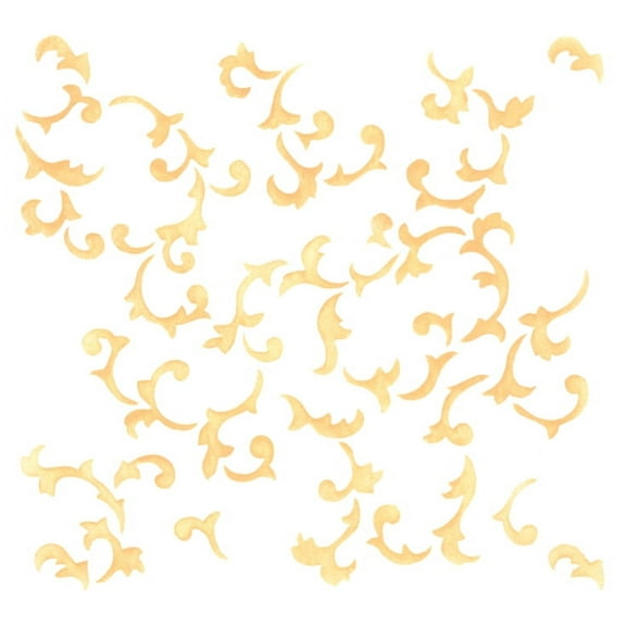 Scroll Wallpaper Wall Stencil SKU #3303 by Designer Stencils