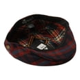 thumbnail image 5 of Men's Plaid Herringbone Wool Tweed Newsboy Ivy Cap Gatsby Golf Flat Hat, 5 of 17