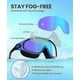 thumbnail image 3 of UV400 Swim Goggles 3-Pack Wide View Anti-Fog Leak-Proof for Men & Women, 3 of 5