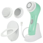 Spa Sciences NOVA: Sonic Facial Cleansing, Exfoliating, Serum Infuser Device with Antimicrobial Brush Bristles