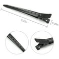 thumbnail image 2 of 30 Packs Hair Clips Duck Bill Clips, Rustproof Metal Curl Clips with Holes for Hair Styling (Black (30 Pack)), 2 of 5
