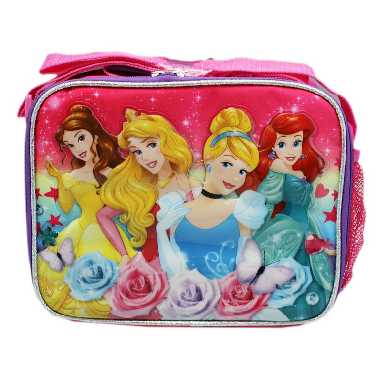 Disney Princess Belle Ariel Cinderella and Aurora Insulated Lunch Bag