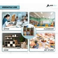 thumbnail image 2 of AdirOffice Classroom Mailbox - Wooden Literature Organizer , Construction Paper Storage Organizer , Mail Sorter with Slots , Office Mailboxes With Removable Shelf (27 Slot , Oak), 2 of 9