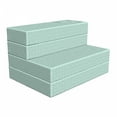thumbnail image 1 of Geometric Foldable Mattress, Symmetric Nested Rhombus, 74.8" x 35.4", Seafoam and White, by Ambesonne, 1 of 6