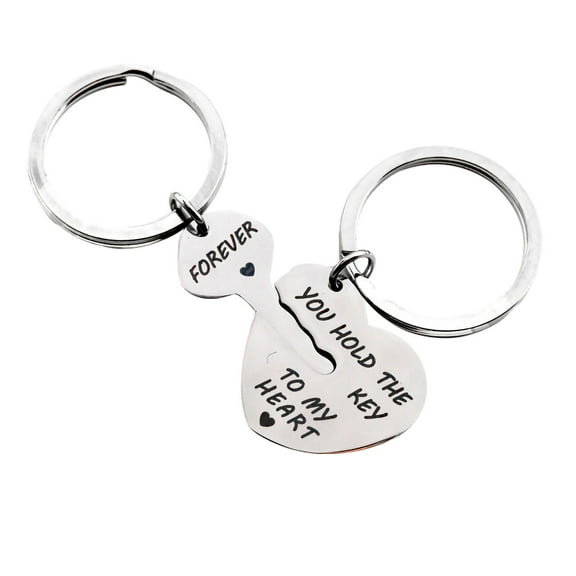 Valentine's Day Gifts for Woman Valentine'S Day Lovers Stay Together Keychain Gift Multicolor