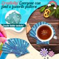 thumbnail image 4 of Kits Posavasos Con Pintura Diamantes 6/8 Uds. Acrílico Forma Especial Mandala Calabaza Impar, 4 of 8