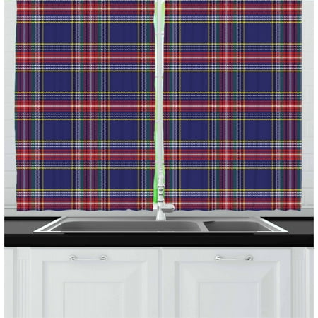Red Tartan Highland Themed Living Room