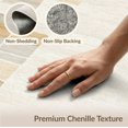 thumbnail image 6 of ODIKA 9'x12' Washable Area Rug Beige Composition Abstract Stripe Wave Minimalist Neutral Cream for Master Suite, California King, Under Bed, Non-Shedding, Easy Care, 6 of 7