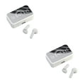 thumbnail image 4 of ZheElen Écouteurs Sans Fil HiFi Affichage LED Miroir Cyclisme Sports Course Blanc 2Ensemble, 4 of 4