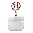 thumbnail image 2 of Porta gafete Pen + Gear Retráctil Transparente Balón Béisbol, 2 of 2