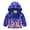 Blue, variant on Fesfesfes Toddler Kids Hoodie Jacket Boys and Girls Fashion Cute Cartoon Flowers Rabbit Pattern Windproof Jacket Hooded Thin Coat