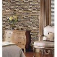 Yancorp 18"x120" Stone Brick Wallpaper Stick On SelfAdhesive Peel and