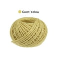 thumbnail image 3 of Unique Bargains 82ft Jute Twine 0.04inch 3 Ply Natural String for DIY Crafts Yellow, 3 of 8