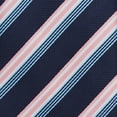 thumbnail image 7 of Jacob Alexander Men's Woven Chevron Stripes Pattern Slim 2.5 inch Width Neck Tie - Pink, 7 of 7