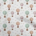 thumbnail image 1 of oneOone Viscose Chiffon White Fabric Circus Dress Material Fabric Print Fabric By The Yard 42 Inch Wide-aB, 1 of 5