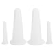 thumbnail image 2 of 4 piezas de taza de masaje de silicona con absorción de humedad, ventosa para el rostro, cuidado de la salud corporal, blanco, 2 grandes, 2 pequeños, 2 of 15