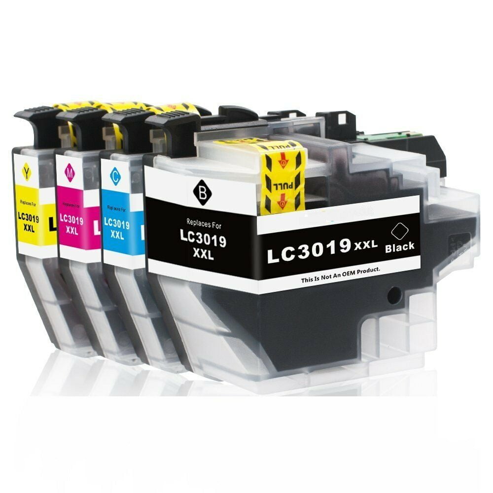 4 Packs Compatible Brother LC3019 High Yield Ink