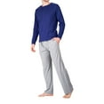 thumbnail image 2 of SLEEPHERO Men's Sleep Long Sleeve Pajama Pant Set, 2 of 3