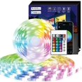 thumbnail image 1 of Tira led RGBIC 5 metros WIFI Bluetooth TUYA Works with ALEXA Google assistant, Control segmentado modo musica y escena, gaming IoT Monterrey RGBIC/WIFI/TUYA, 1 of 3
