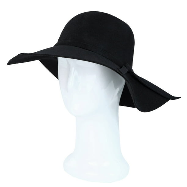 Women's Deluxe 100% Wool Foldable Floppy Hat - Walmart.com