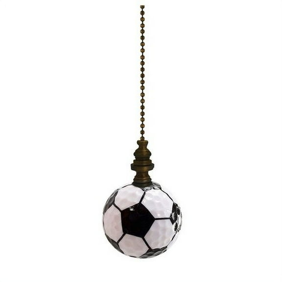 Home Concept Inc Soccer Ball Lamp Fan Pull Chain
