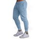 thumbnail image 5 of Pantalones deportivos de longitud completa para hombre, con cierre de pie, informales, elásticos, transpirables, para fitness, para correr, entrenamiento, con cordones, elásticos, de poliéster., 5 of 5