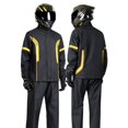 thumbnail image 4 of Unisex Heavy Duty Waterproof Rain Suit Hooded Rain Jacket and Pants Set for Outdoor Work, Hiking, Camping & Travel, 4 of 4