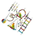 thumbnail image 2 of 10Pcs Bird Swing Toys Waterproof Parrot Toy Funny Chewing Plaything Lightweight Colorful Stand Ladder Cage Hanging Bell Pet, 2 of 7