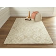 thumbnail image 2 of Natal Modern Floral Paisley Rug, Latte Tan/Ivory, 8ft x 10ft Area Rug, 2 of 7