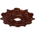 thumbnail image 3 of Ekena Millwork 17 1/2"OD x 4"ID x 1"P Preston Ceiling Medallion (Fits Canopies up to 4"), Hand-Painted Antique Copper, 3 of 5