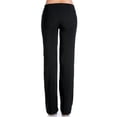thumbnail image 5 of MixMatchy Women's Relaxed Boot-Cut Stretch Office Pants Trousers Slacks, 5 of 6