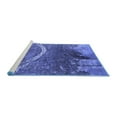 thumbnail image 2 of Ahgly Company Machine Washable Indoor Rectangle Oriental Blue Industrial Area Rugs, 5' x 8', 2 of 4
