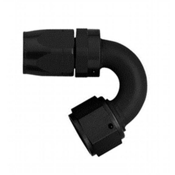 Black Aluminium Swivel 150 deg - 10 Hose End