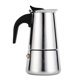thumbnail image 2 of Cafetera, percolador de acero inoxidable Moka cafetera de acero inoxidable cafetera máxima comodidad, 2 of 8