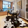 thumbnail image 5 of YJ.GWL Faux Cowhide Rug Cow Print Area Rugs Cow Hide Carpet for Bedroom Living Room Home Office Western Decor,2.3'x3.6',Brown, 5 of 7
