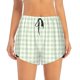 thumbnail image 2 of Balery Green Checkboard Pantalones cortos deportivos para mujer con forro y dos bolsillos, elásticos, para entrenamiento, gimnasio, yoga-X-Large, 2 of 7