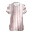 thumbnail image 6 of Zorckvet Tunic Blouses for Women Casual Shirts Plus Size Oversized Short Sleeve Womens Tops Trendy, 6 of 6