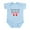 Sky Blue, variant on CafePress - Make Me Look Canadian Infant Bodysuit - Baby Light Bodysuit, Size Newborn - 24 Months