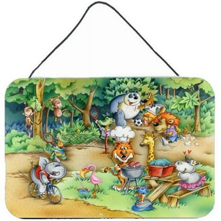 Animals at a Picnic Wall or Door Hanging Prints
