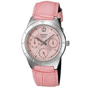 Casion Women's Round Watch, Pink