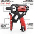thumbnail image 5 of Adjustable Hand Grip Strengthener with Electronic Counter,11-364 lbs Grip Strength Trainer for Forearm Finger Exercise, Non-Slip Handle Gripper, Grip Ring for Home Office & Gym, 5 of 7